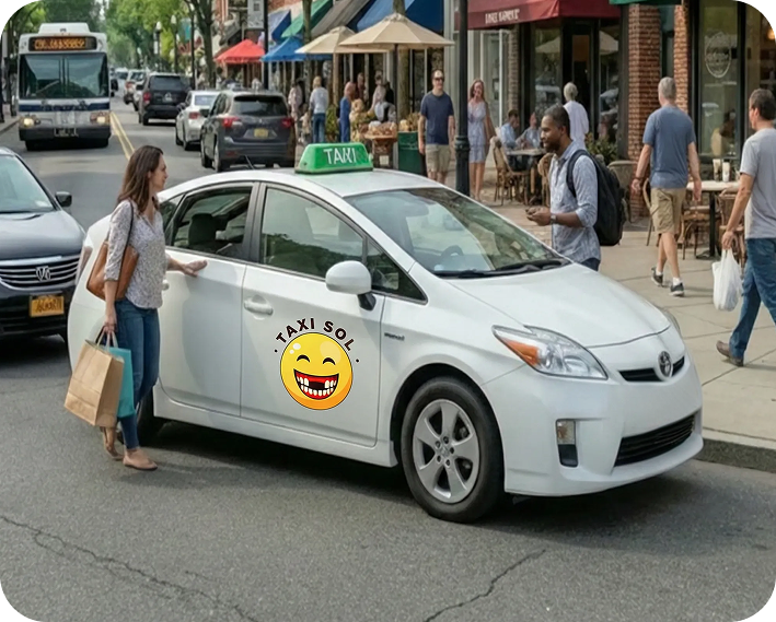 Taxi Sol fleet vehicle